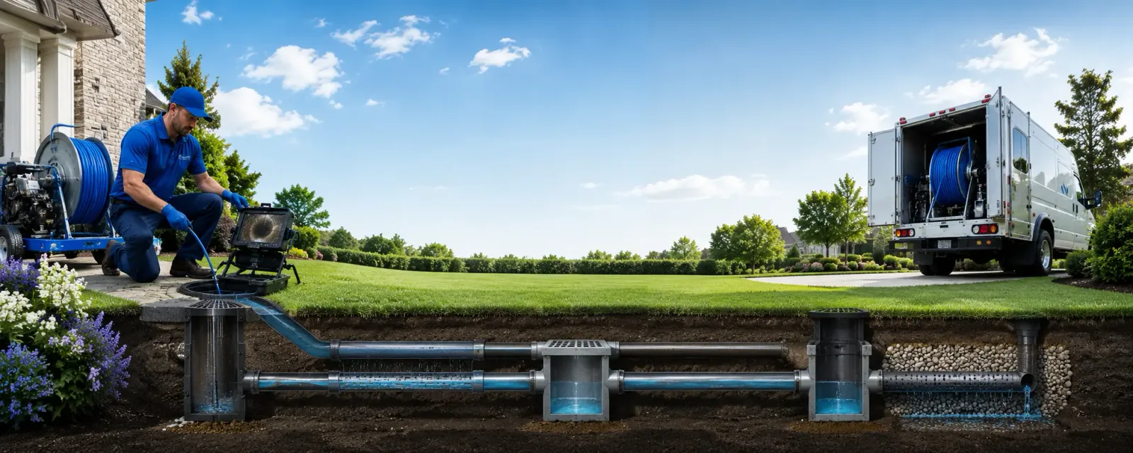 Outdoor drain cleaning information for Evans, CO